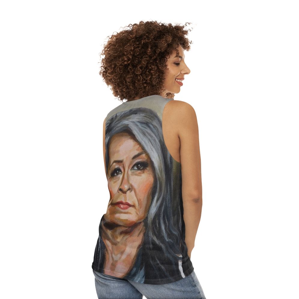 Roseanne Barr Unisex Tank Top - women back