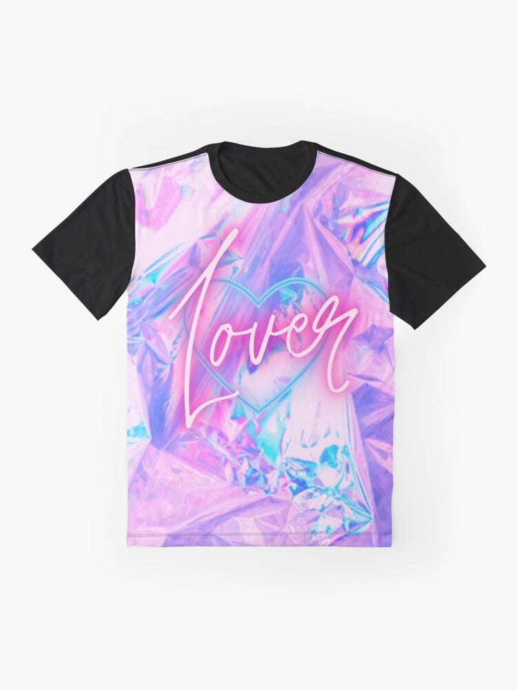 Taylor Swift 'Lover' Album Graphic T-Shirt - Flat lay