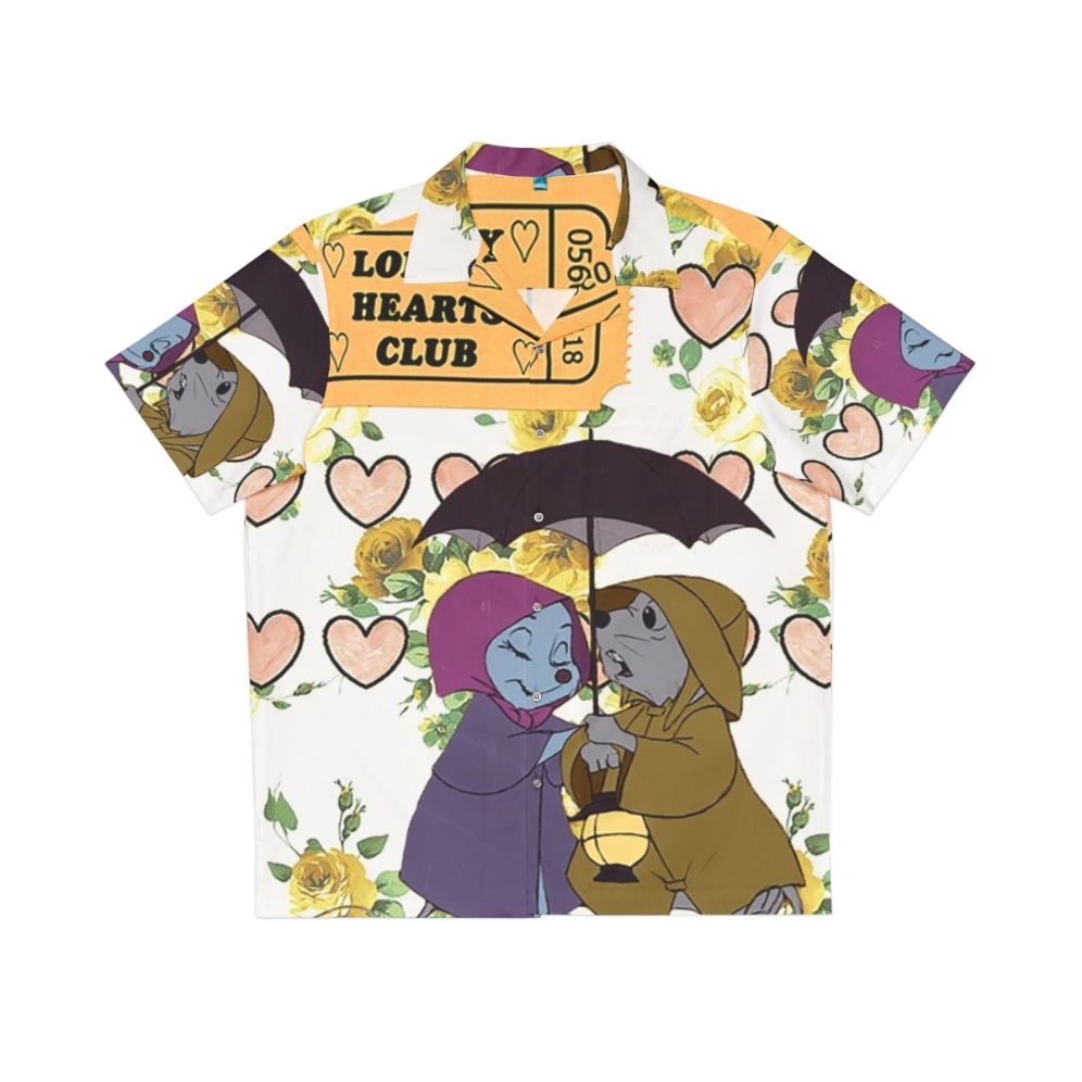 Lonely Hearts Club Hawaiian Shirt featuring The Rescuers characters