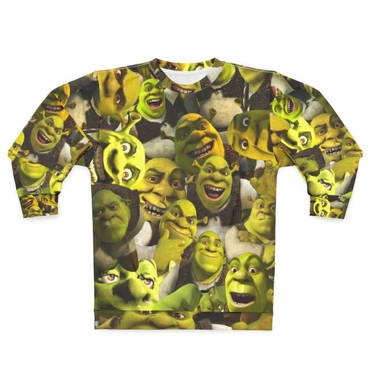 Shrek Collage Sweatshirt