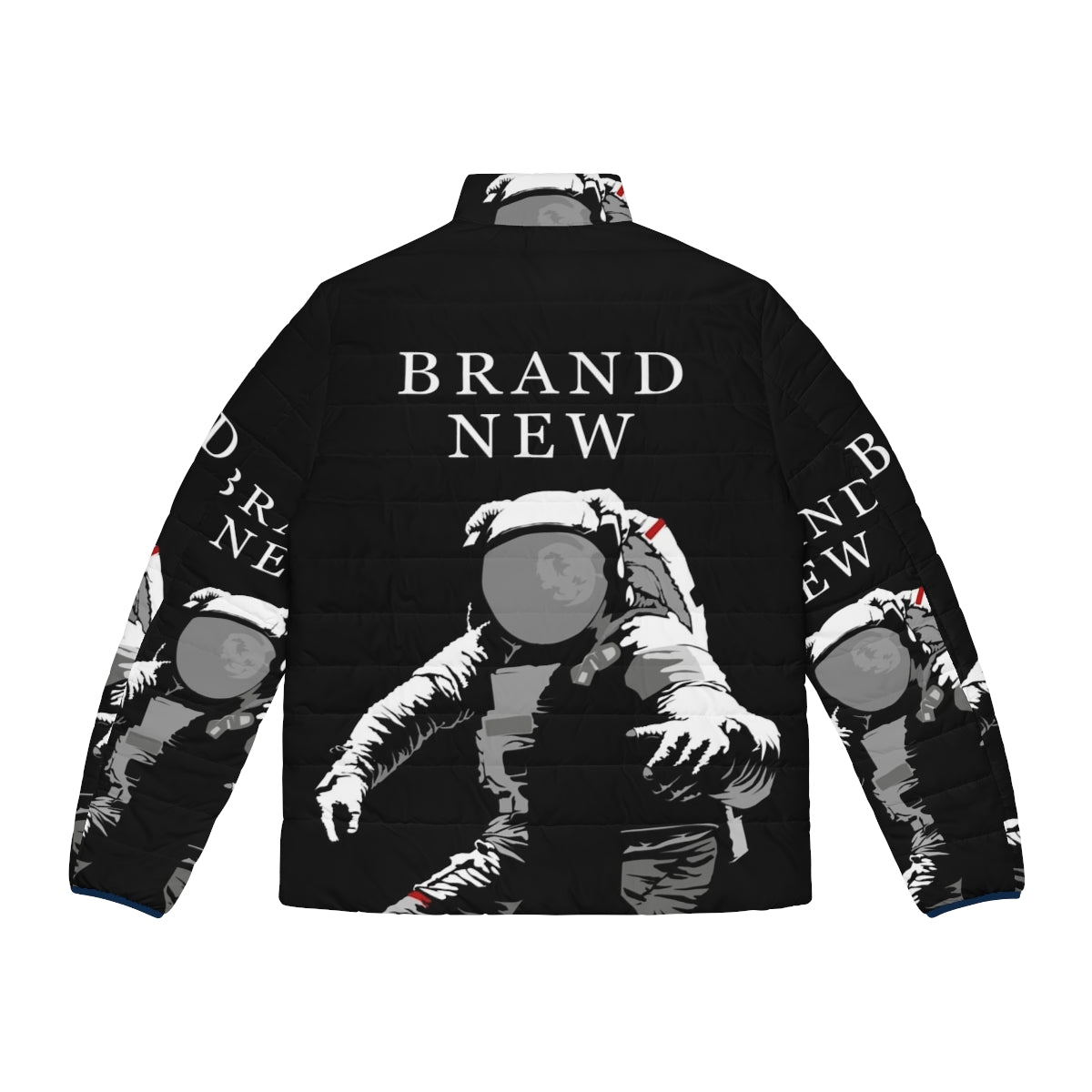 Brand new deja entendu inspired puffer jacket with concept art design - Back