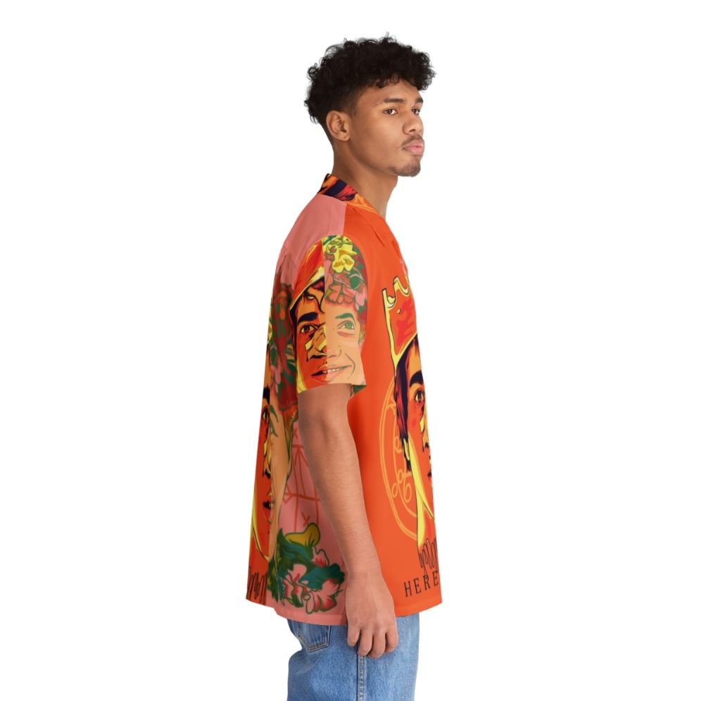 Hereditary and Midsommar inspired Hawaiian shirt with horror movie graphics - People Pight