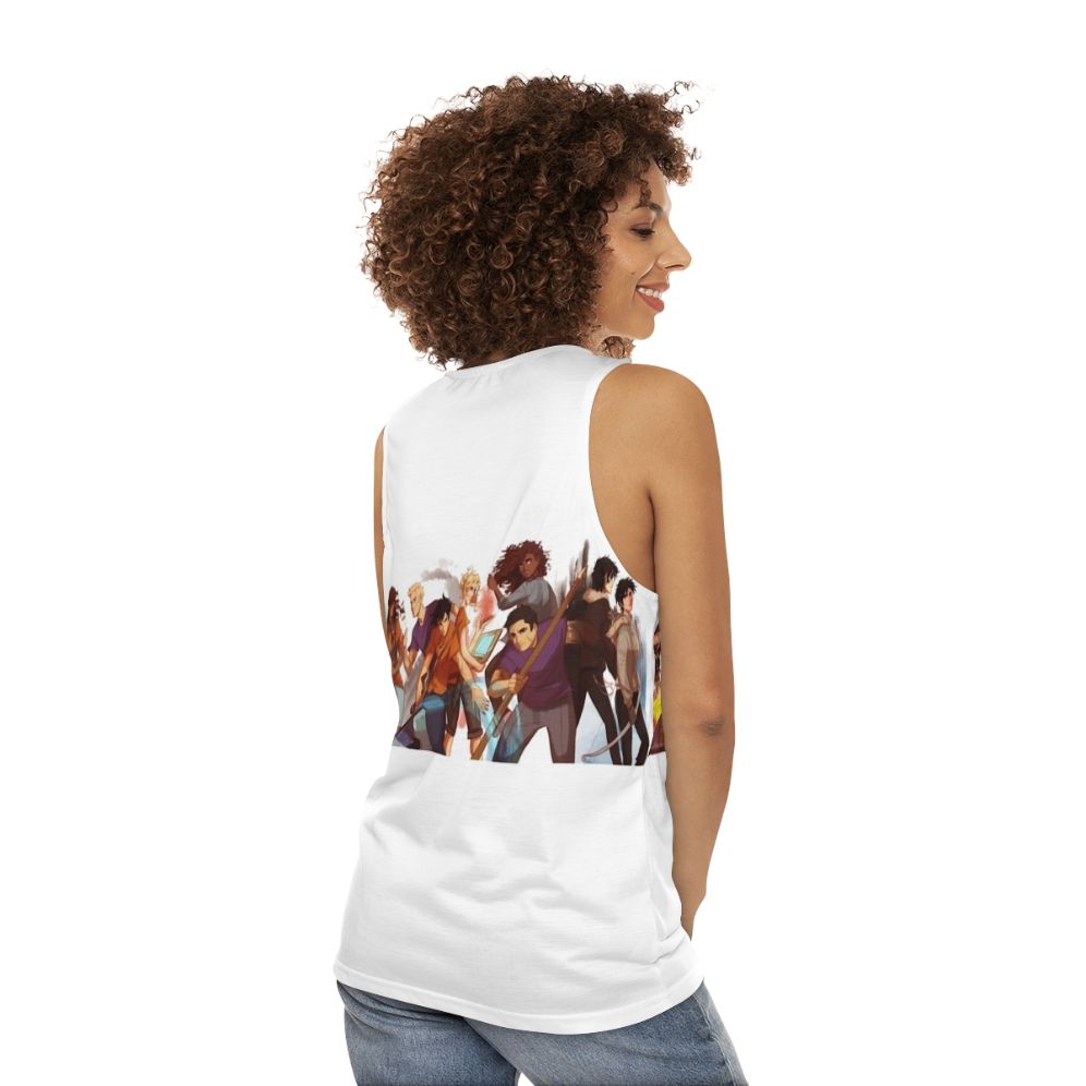 Percy Jackson Heroes of Olympus Unisex Tank Top - women back