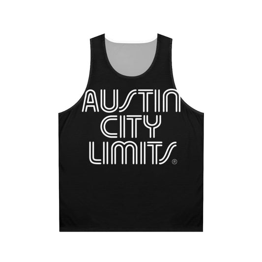 Vintage Typewriter Austin City Limits Unisex Tank Top