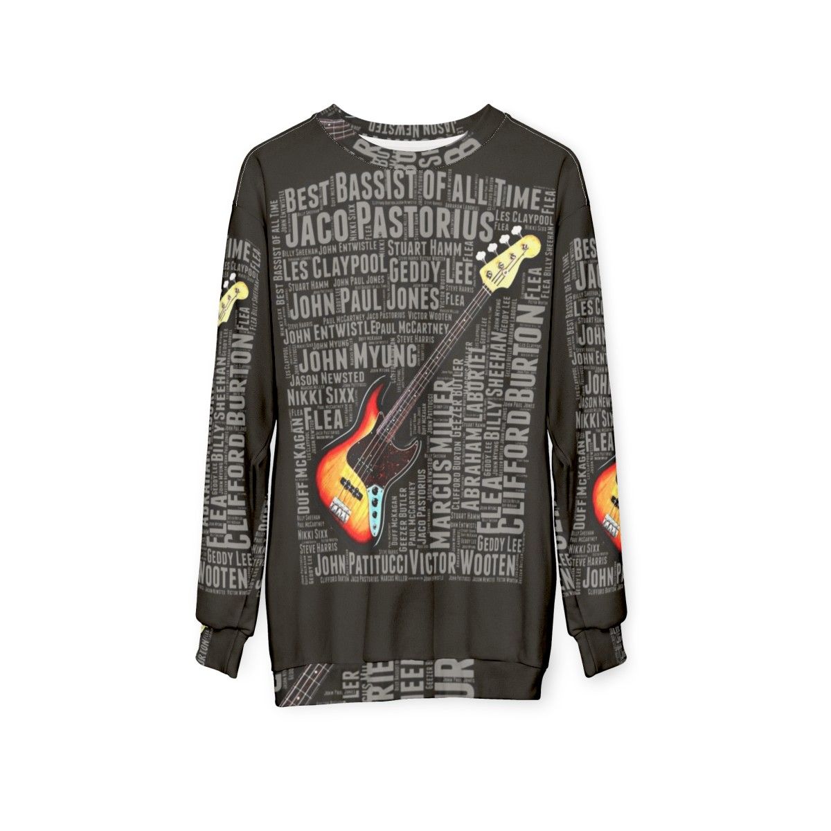 Best Bassist of All Time Sweatshirt - hanging