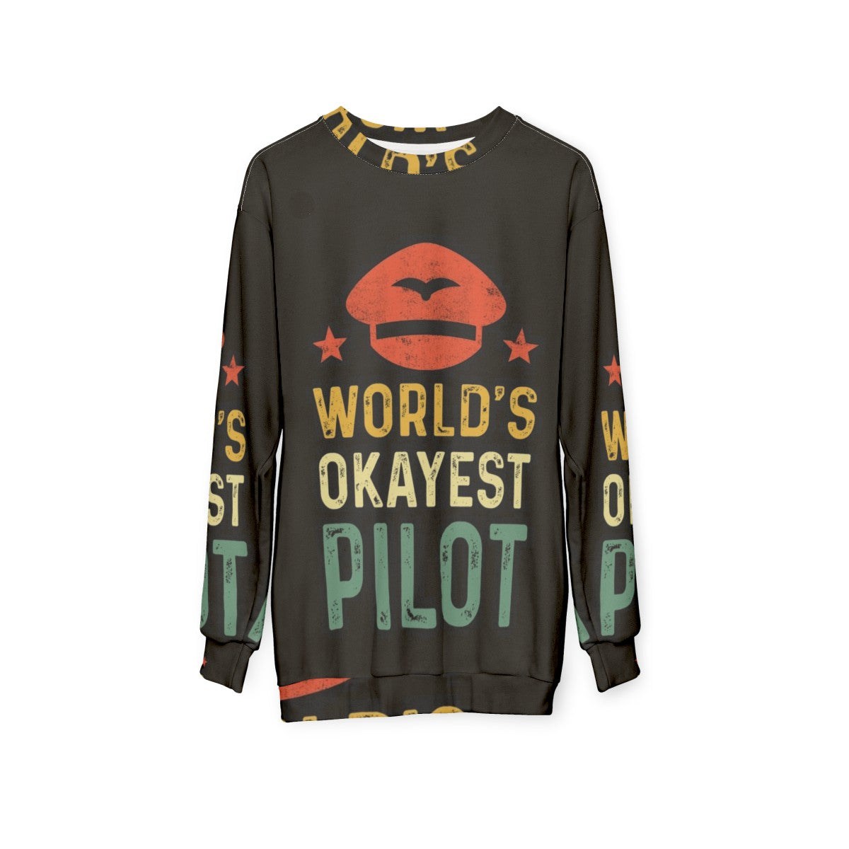 World's Okayest Engineer Sweatshirt - hanging