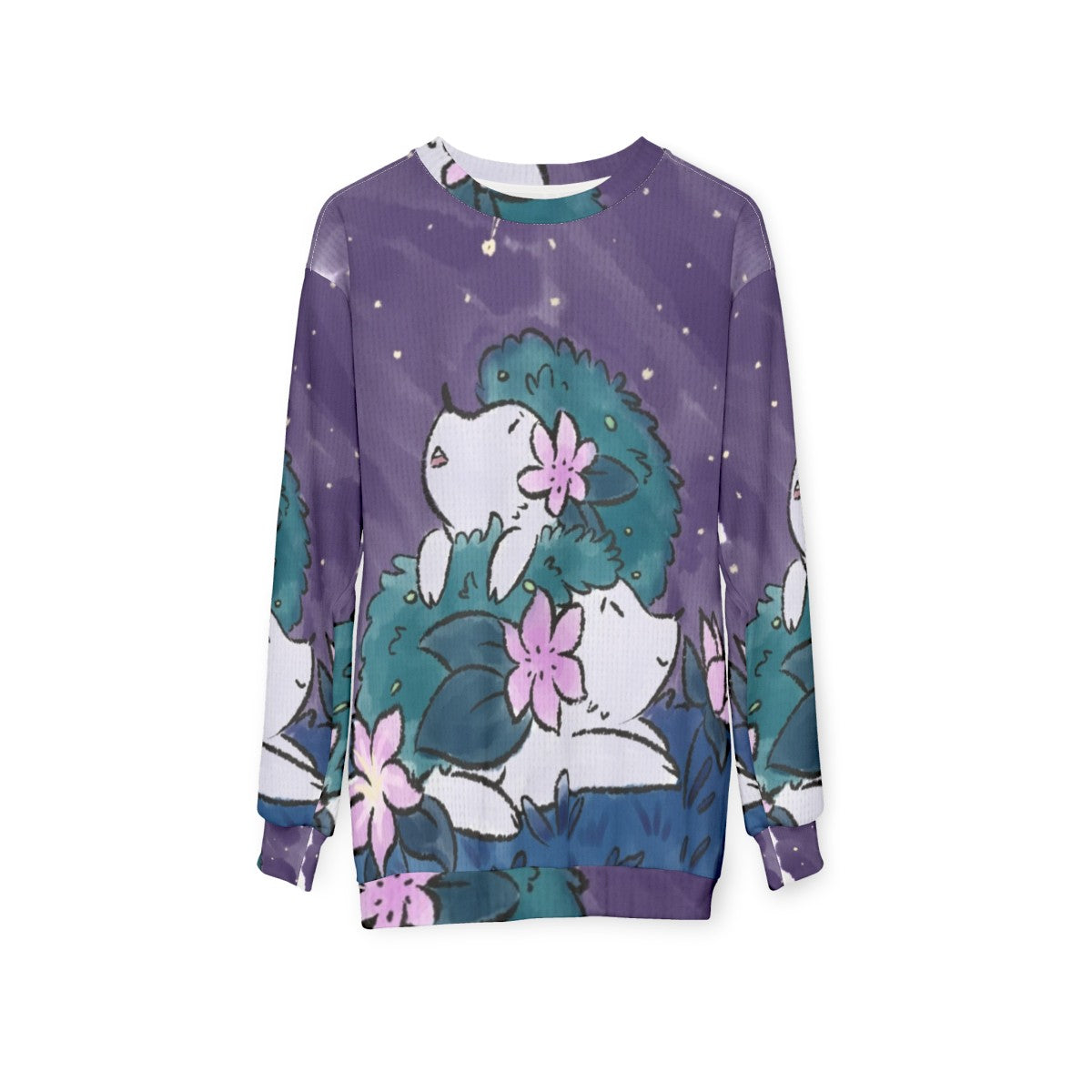 Shaymin Pokemon Hedgehog Sweatshirt - hanging