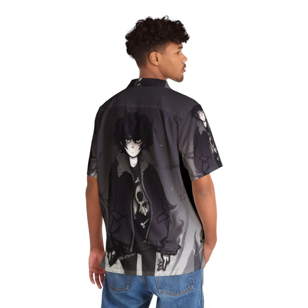 Nico Di Angelo Hawaiian Shirt with Shadow Control Design - People Back