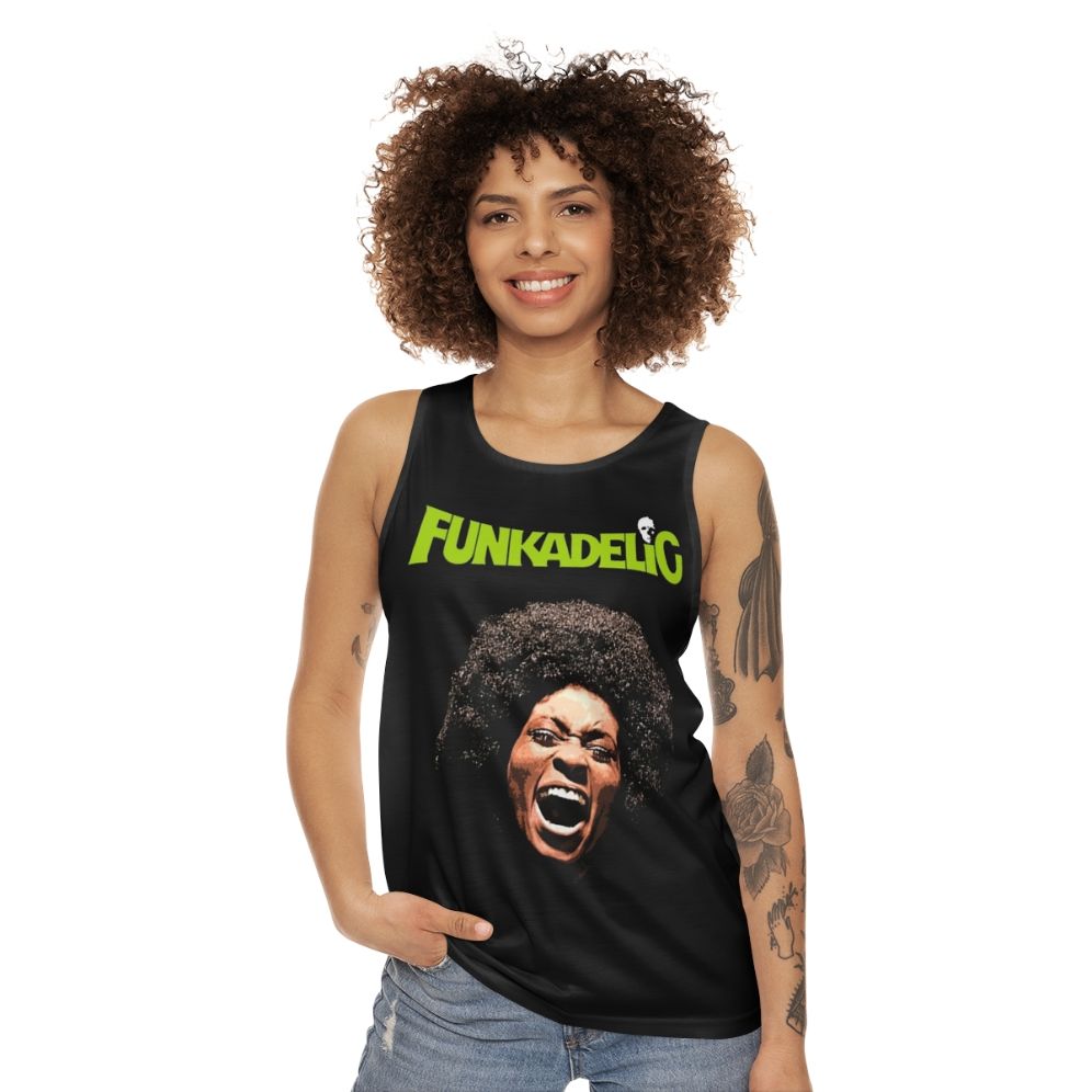 Funkadelic Fan Unisex Retro Psychedelic Rock Tank Top - women