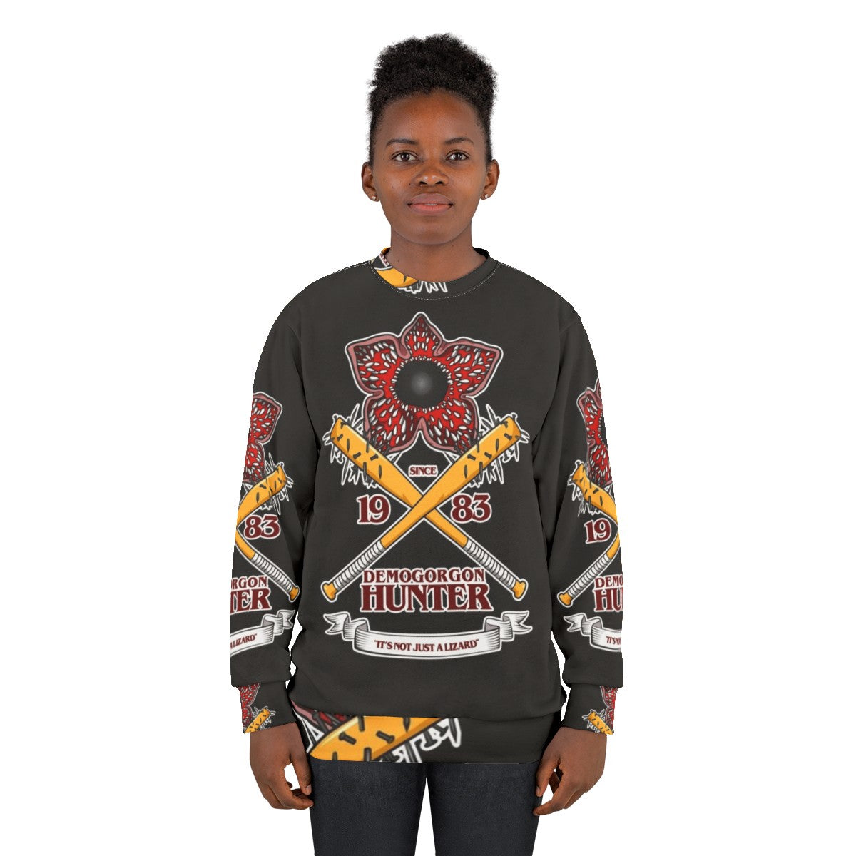 Stranger Things 3 Demogorgon Hunter Sweatshirt - women