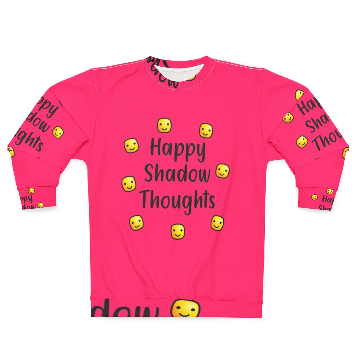 Happy Shadow Thoughts Inspirational Sweatshirt