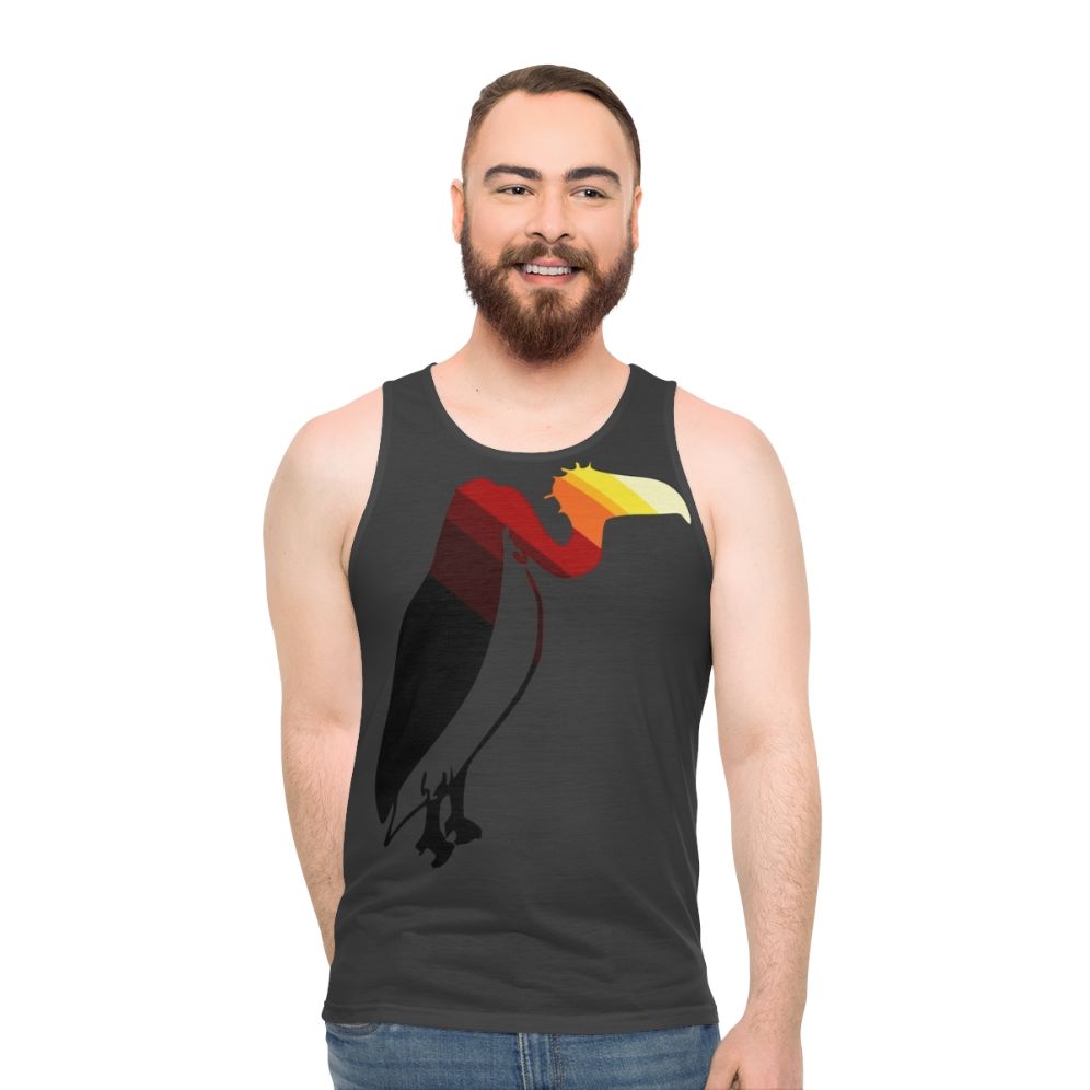 Legendary vulture graphic tank top - men