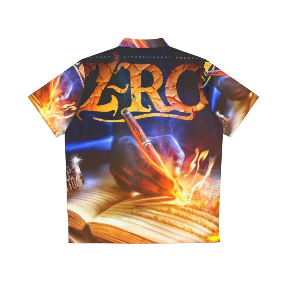 Pressure by Z Ro Hawaiian Shirt featuring portrait of rap artist Z Ro - Back