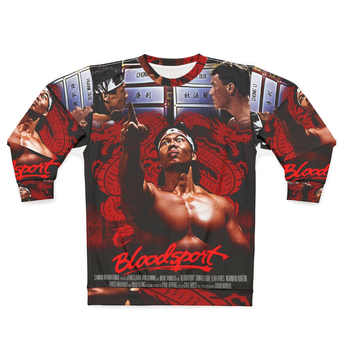 Bloodsport Chong Li Martial Arts Movie Sweatshirt