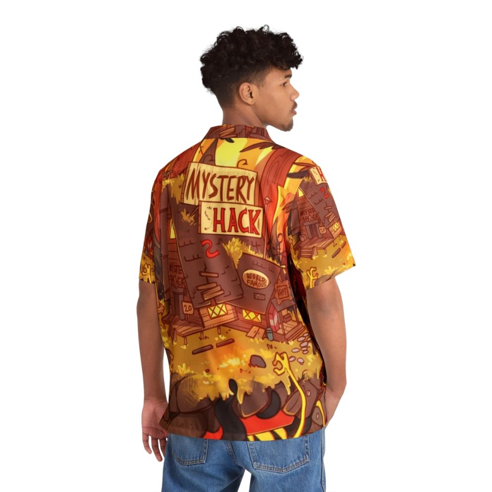 Gravity Falls Weirdmageddon Hawaiian Shirt featuring Bill Cipher - People Back