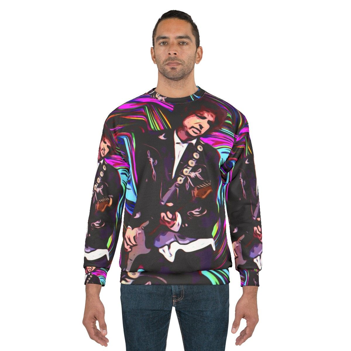 Dylan Sweatshirt - 60s Rock Music Legend - men