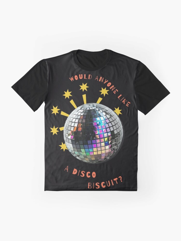 Brassic TV Show Disco Biscuit Graphic T-Shirt - Flat lay