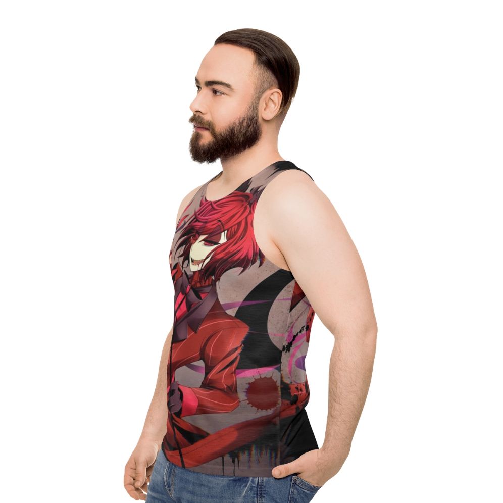 Hazbin Hotel Alastor Unisex Tank Top - men side