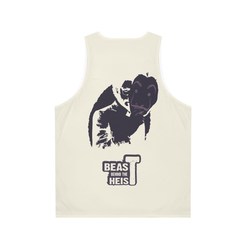 Money Heist Inspired Unisex Tank Top - Back