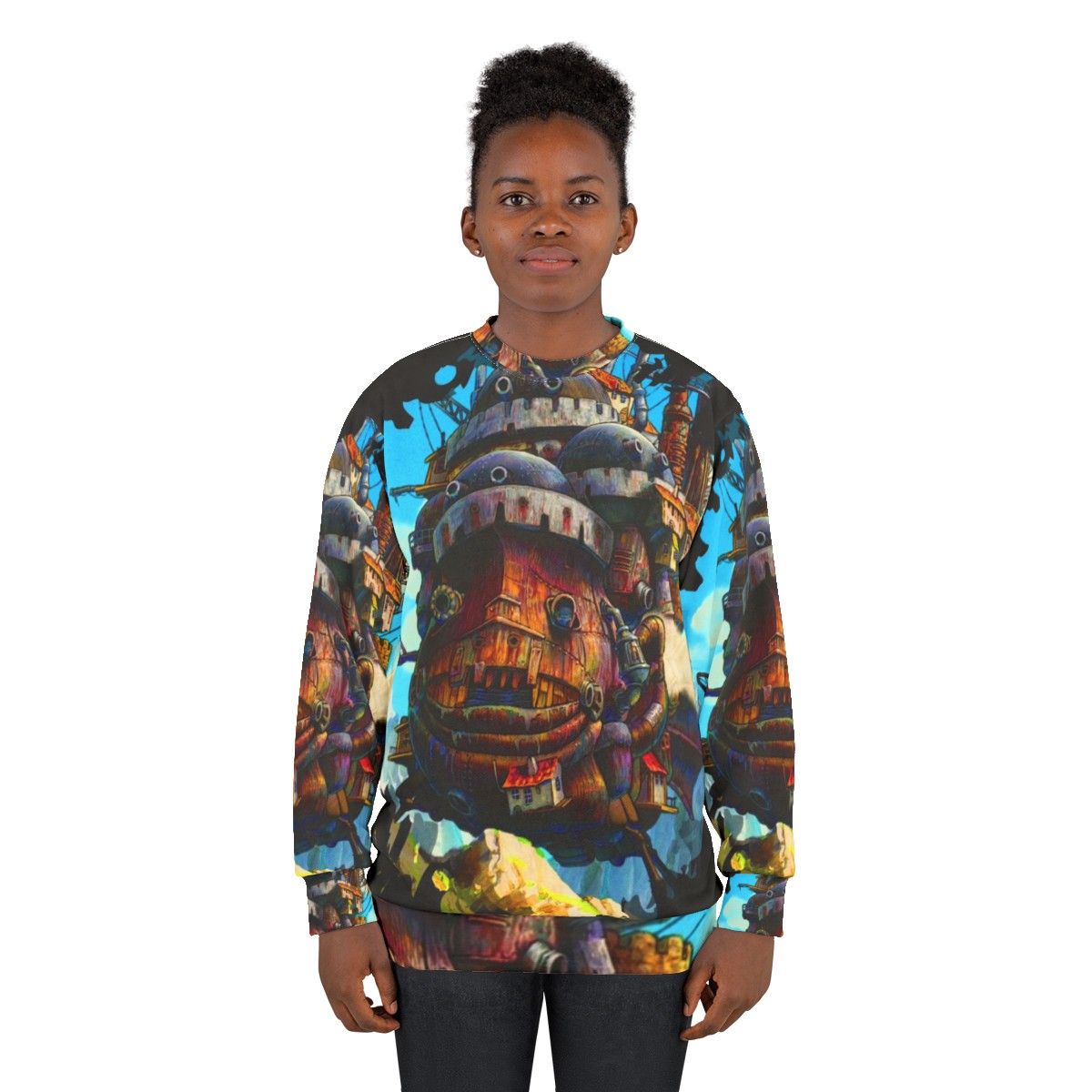 Howl's Painting Anime Sweatshirt - women