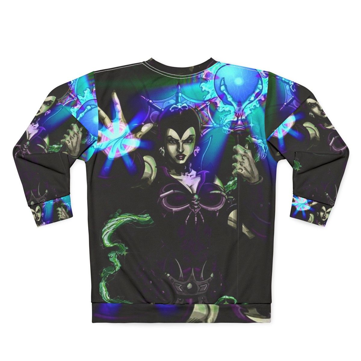 Evil Lyn Dark Sweatshirt - Retro Anime Inspired Apparel - Back