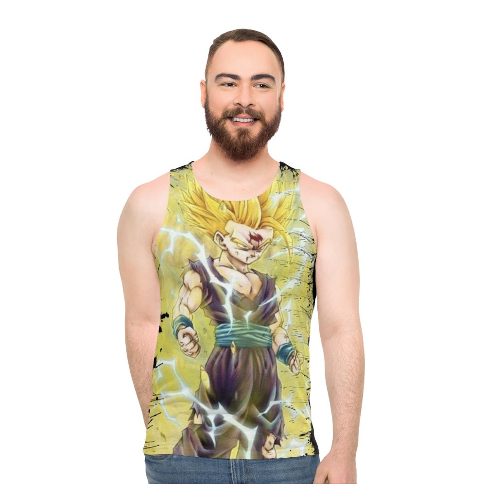 Gohan SSJ2 Unisex DBZ Anime Tank Top - men