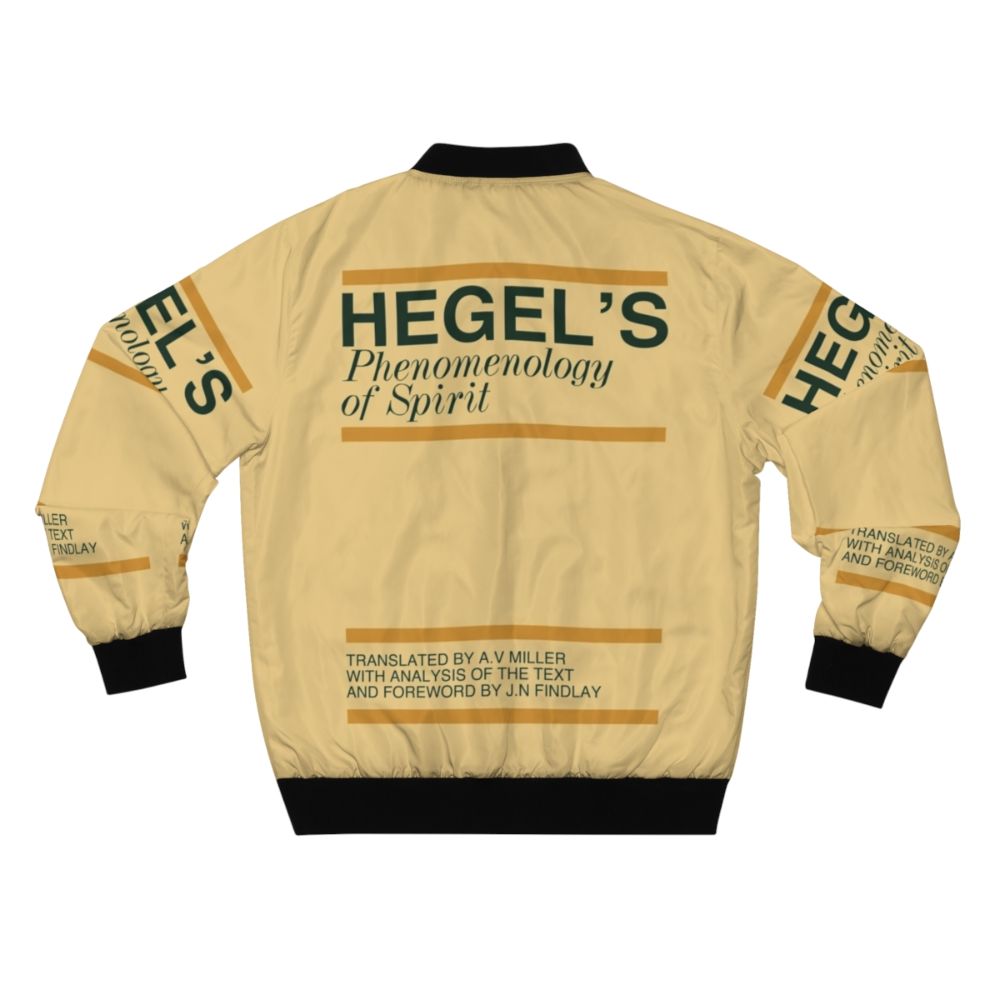 Hegel's Phenomenology of Spirit-inspired bomber jacket - Back