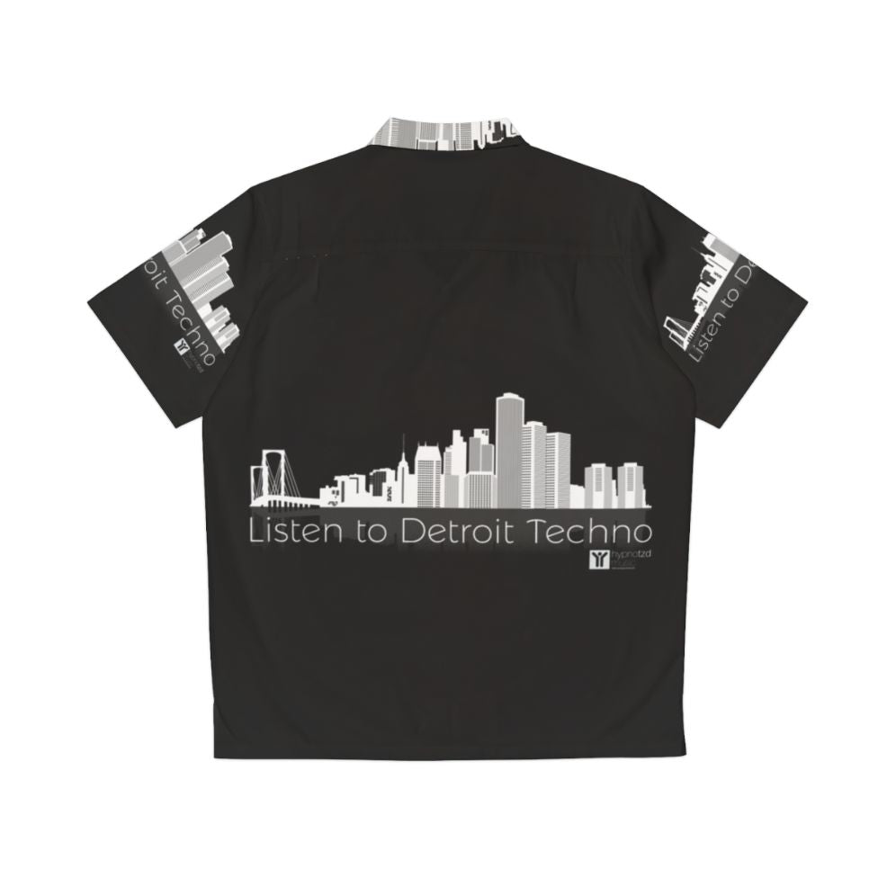 Detroit Techno DJs Hawaiian Shirt for Electronic Music Lovers - Back