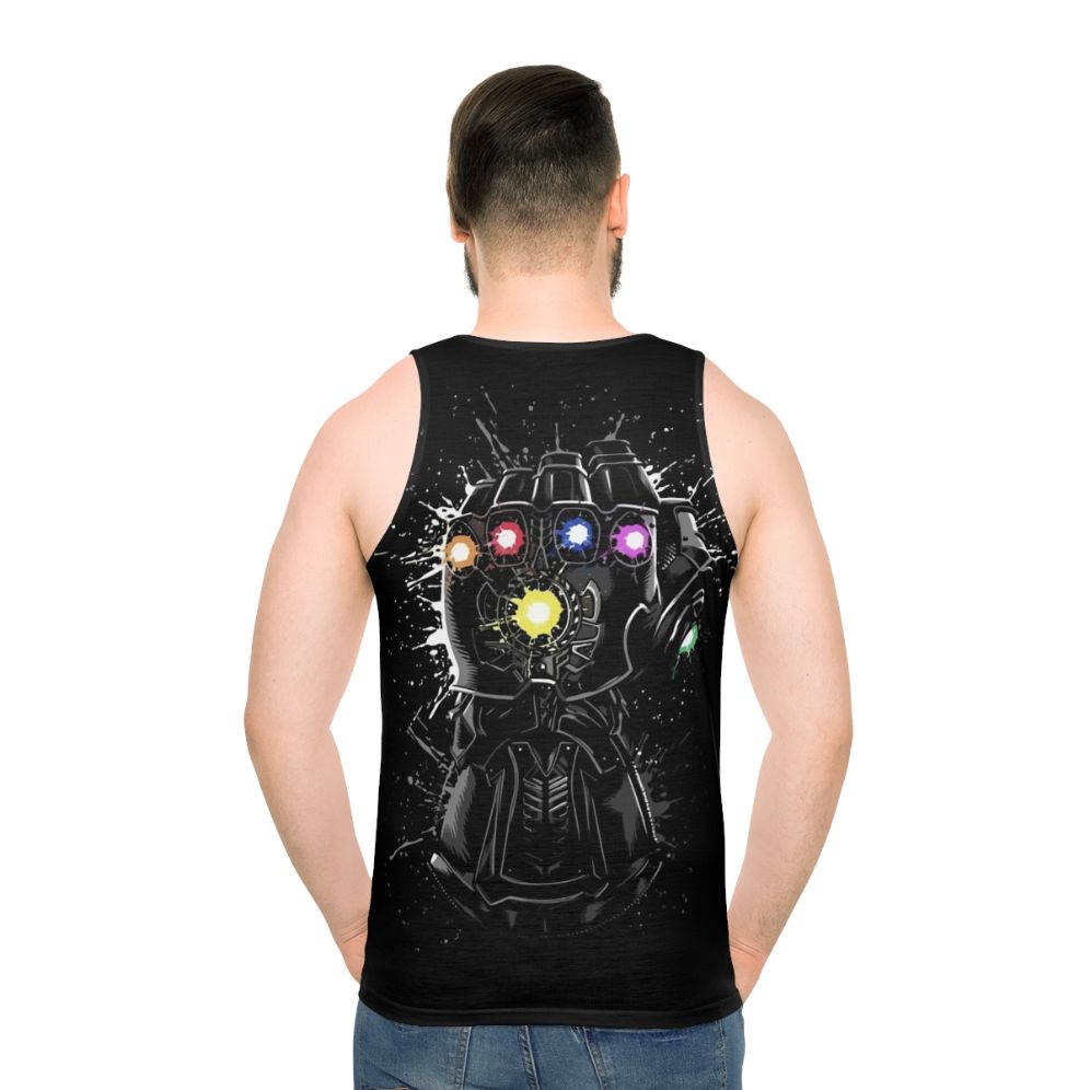 Infinity Gauntlet Unisex Marvel Comics Tank Top - men back