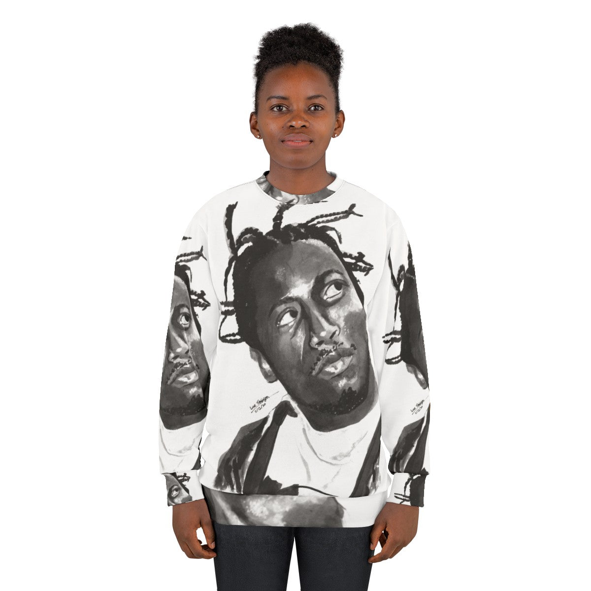 ODB Ink Portrait 2 Hip Hop Sweatshirt - women