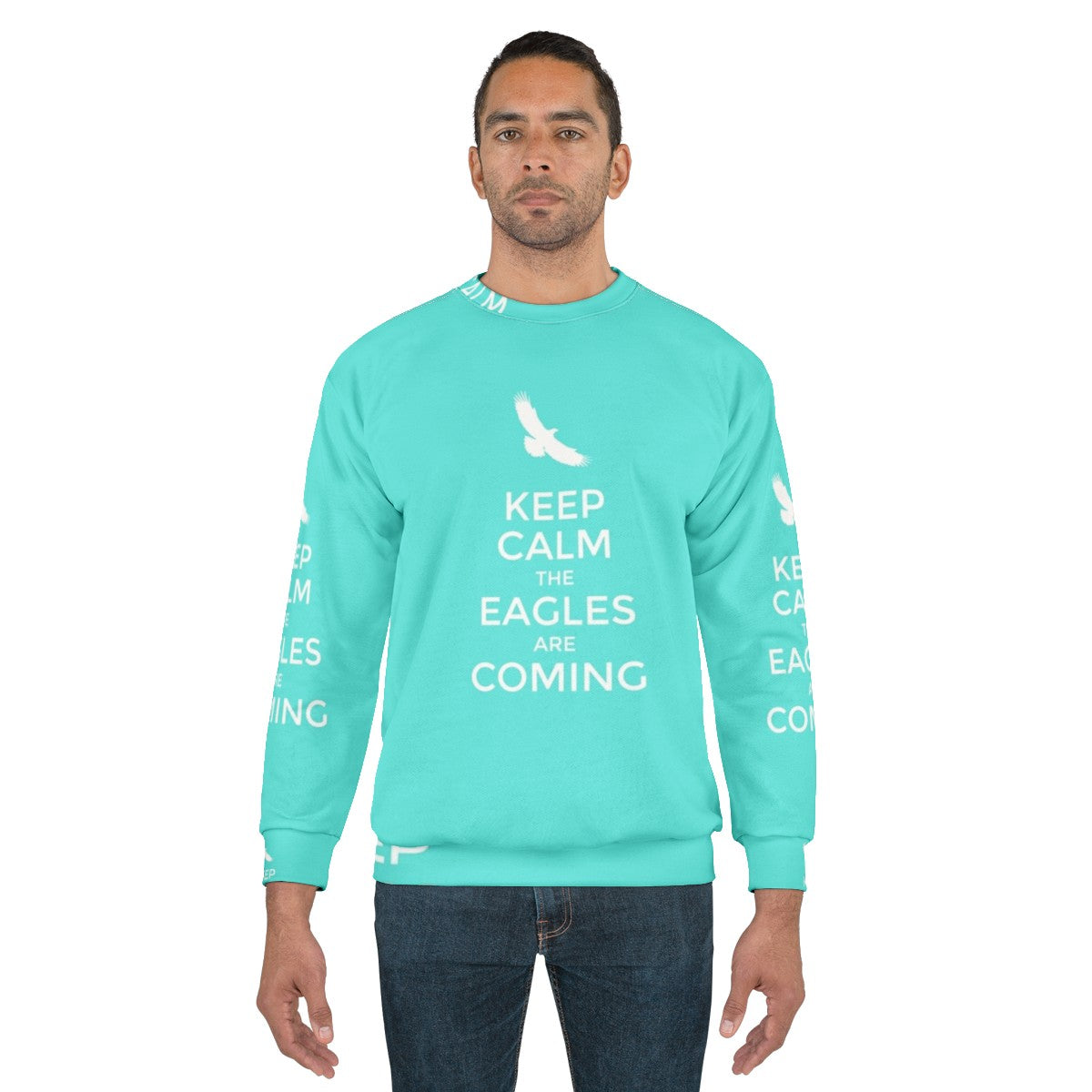 Eagles Sweatshirt with Graphic Design - men