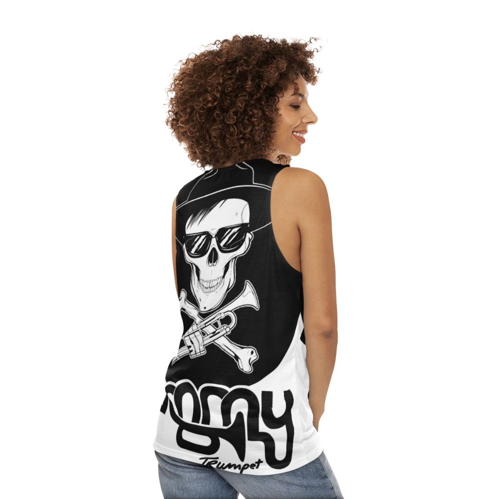 Unisex EDM Tank Top - women back