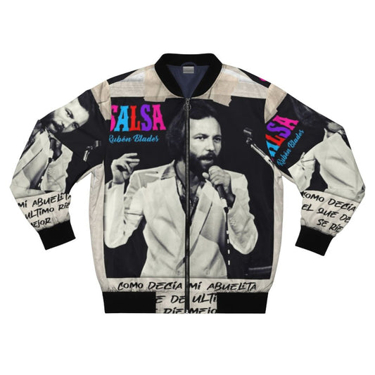 Ruben Blades "Decisiones" Retro Bomber Jacket