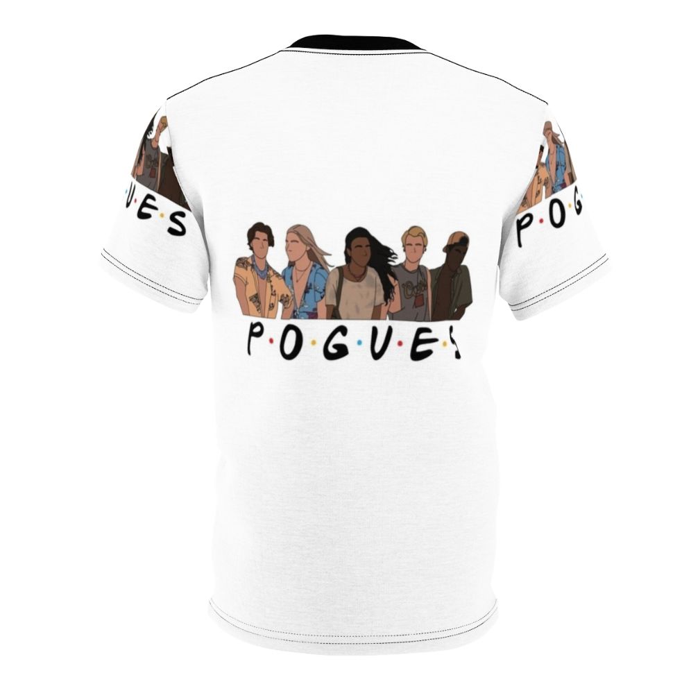 Graphic t-shirt featuring the Pogues from the popular TV show Outer Banks - Back