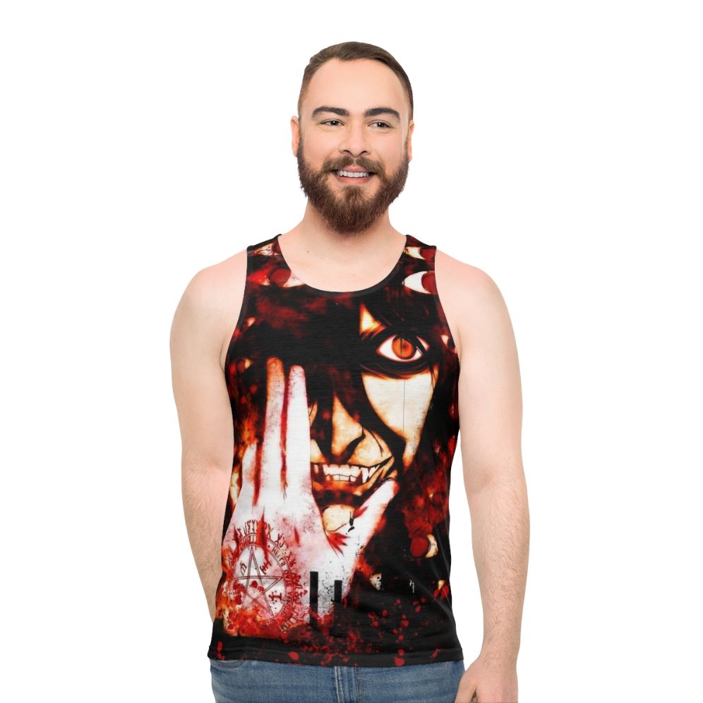 Hellsing Anime Dark Gothic Unisex Tank Top - men