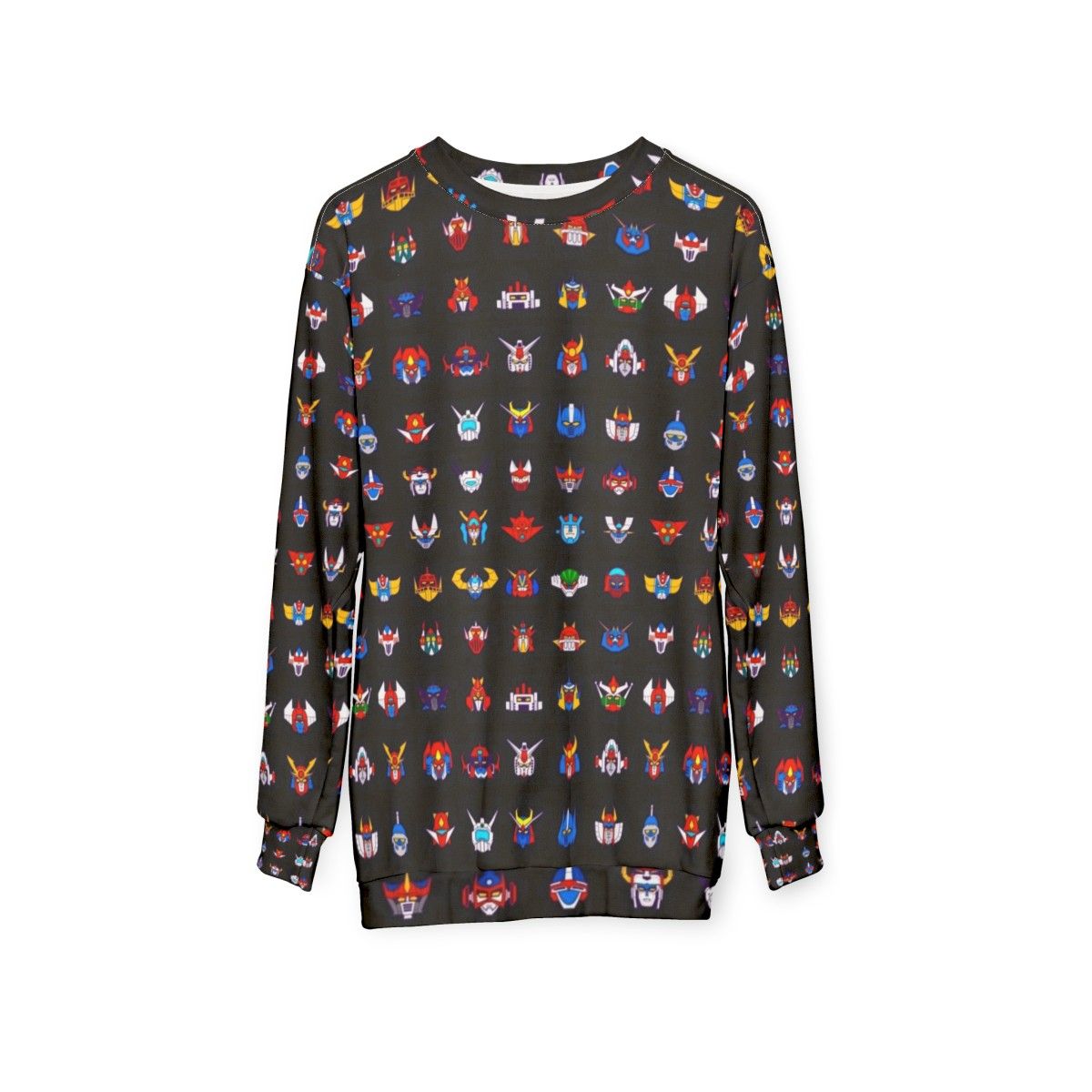 Retro robots 70s sweatshirt - hanging