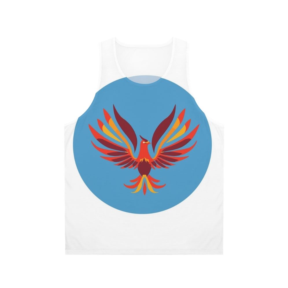 Vintage phoenix legendary animals unisex tank top