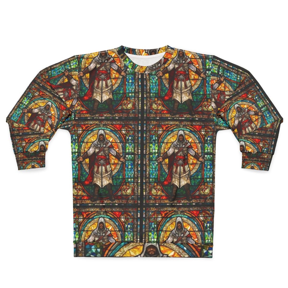 Assassin's Creed Stained Glass Mosaic Sweatshirt