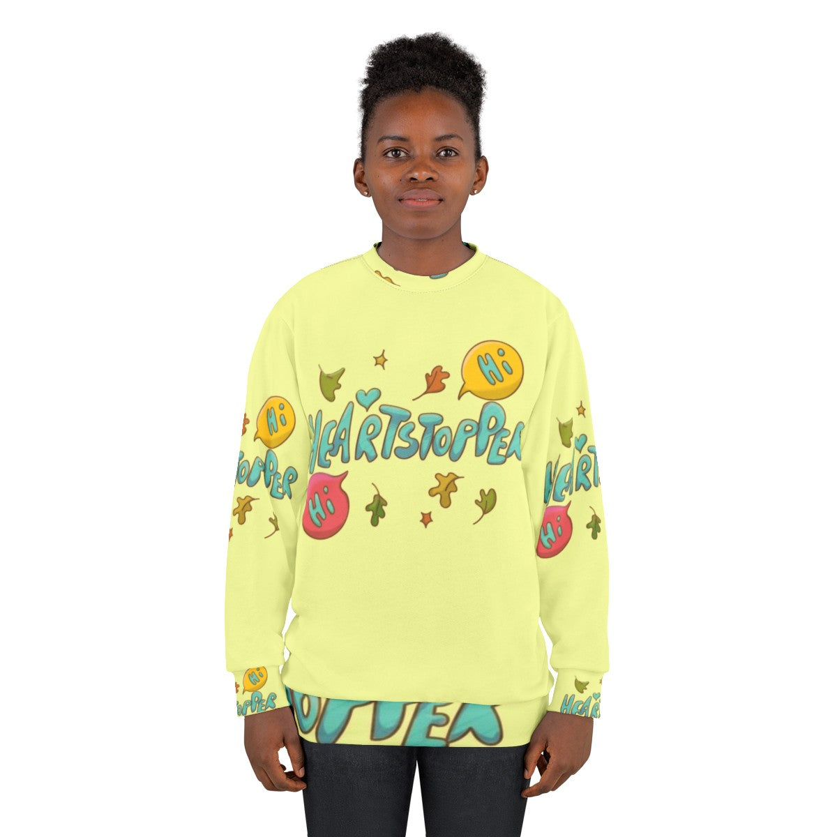 Heartstopper Leaves Design Sweatshirt - women