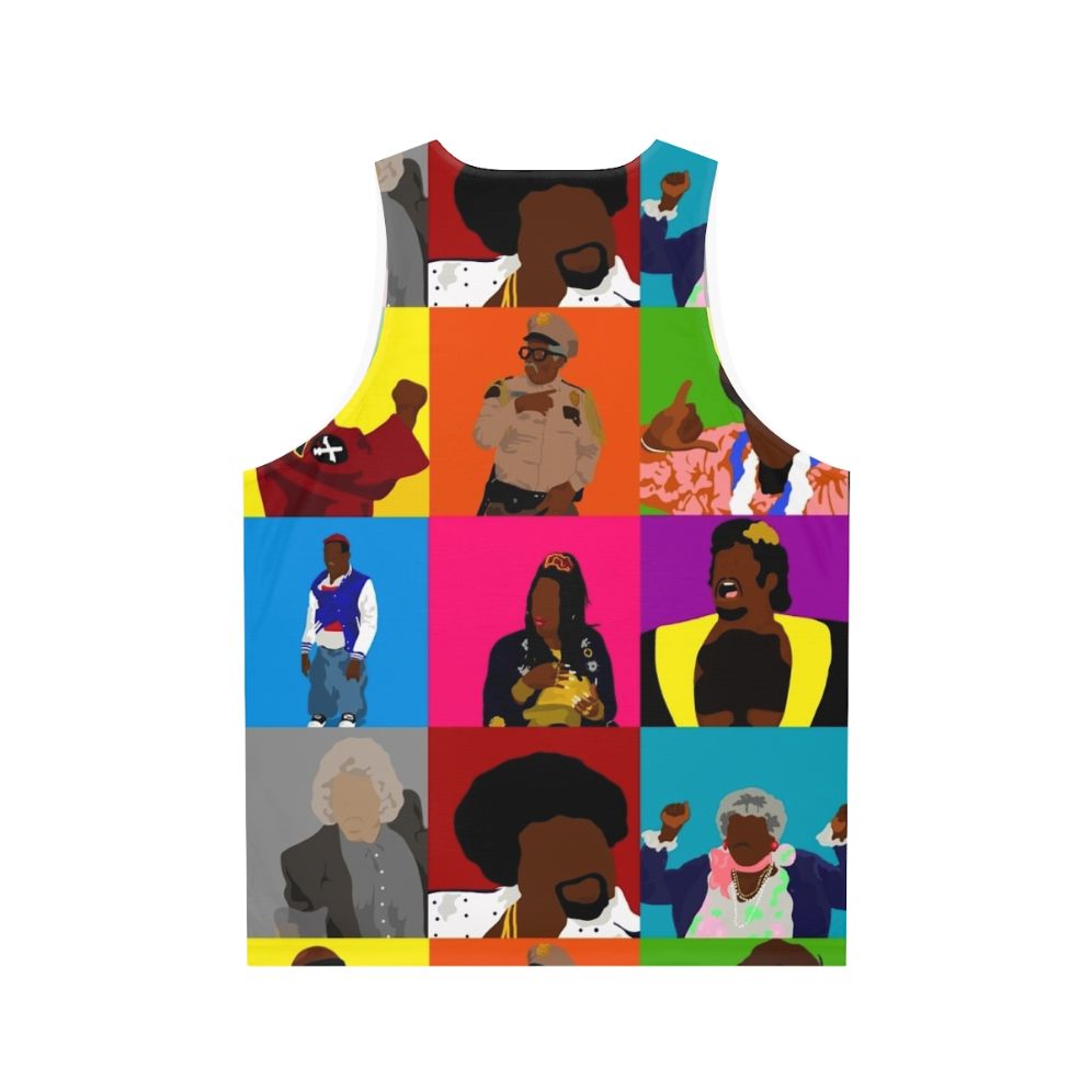 Unisex 90s Crazy Martin Inspired Tank Top - Back