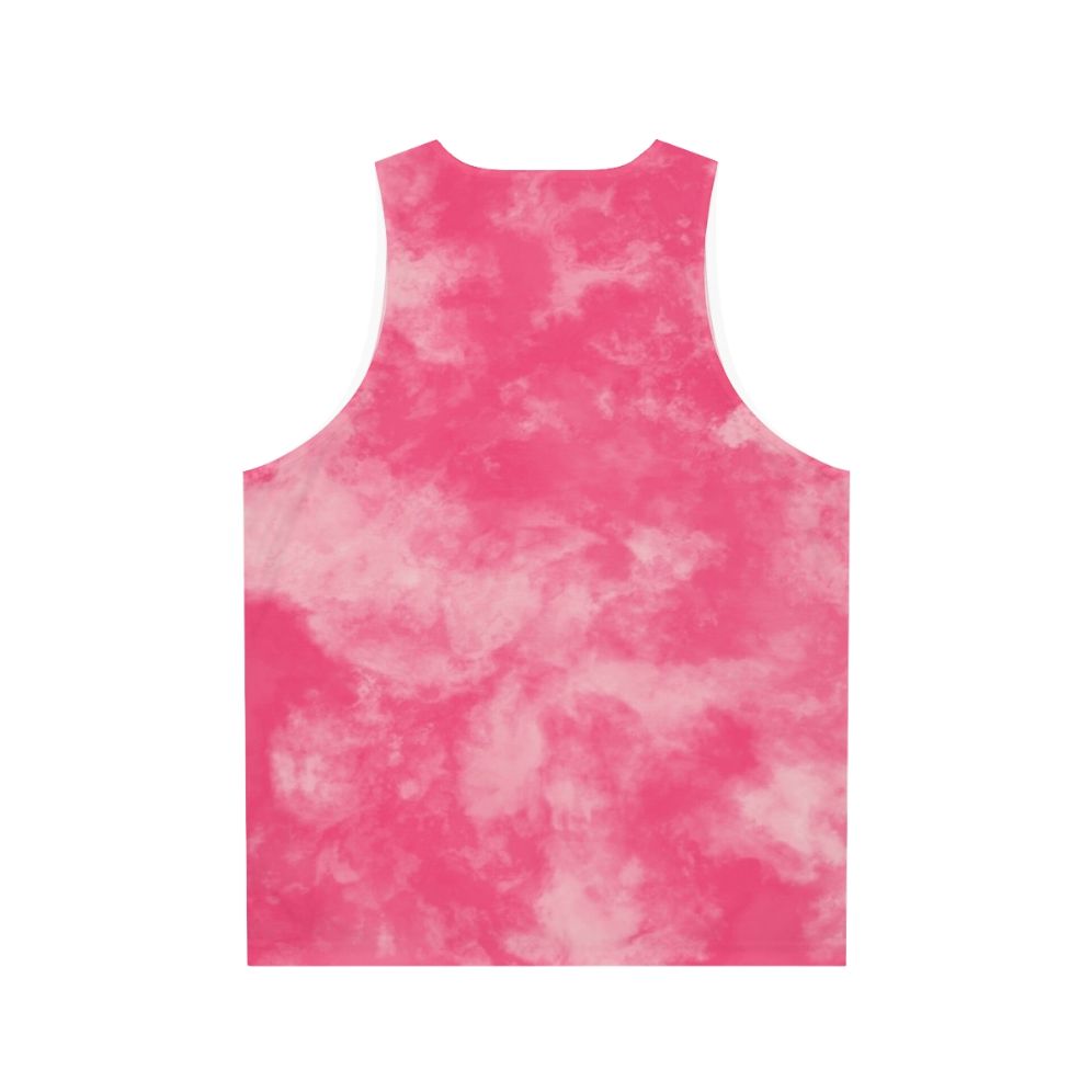 Colorful abstract design unisex tank top - Back