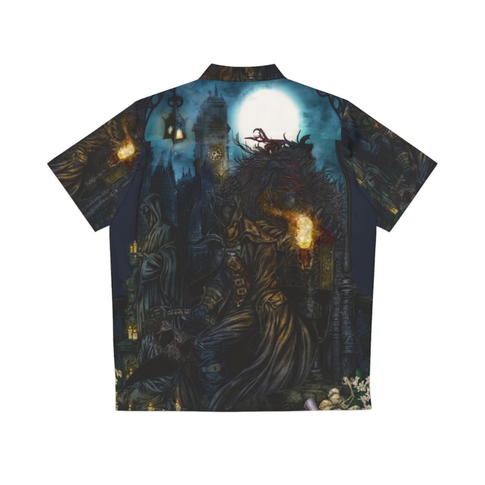 Bloodborne The Hunt inspired Hawaiian shirt - Back