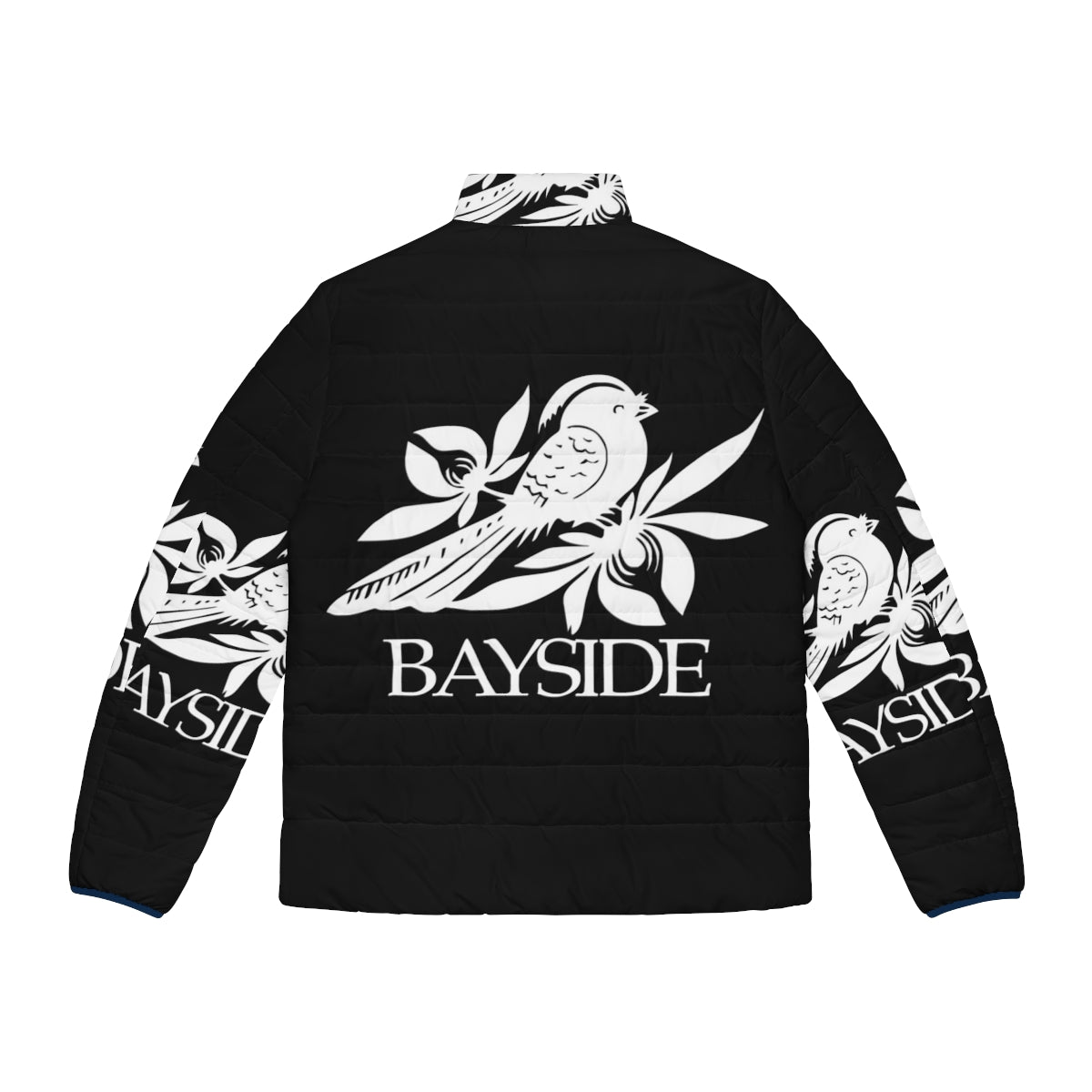 Bayside Band Puffer Jacket - Officially Licensed Pop Punk Merchandise - Back