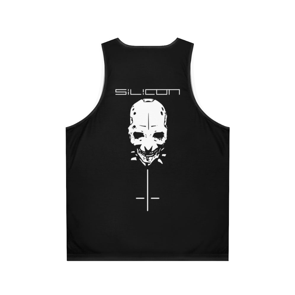 Sidonia no Kishi Unisex White Tank Top with Blame Logo - Back