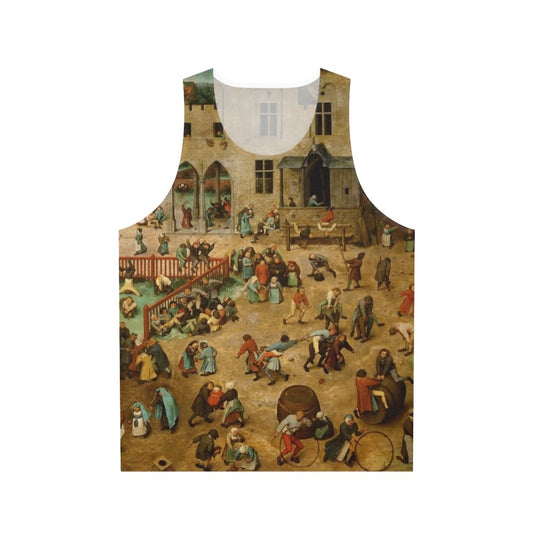 Children's Games by Pieter Bruegel the Elder Unisex Tank Top