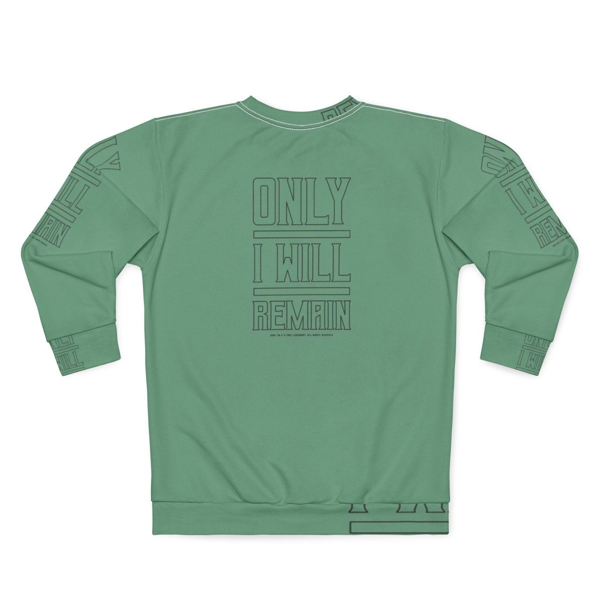 Dune Only I Will Remain Outline Sweatshirt - Back