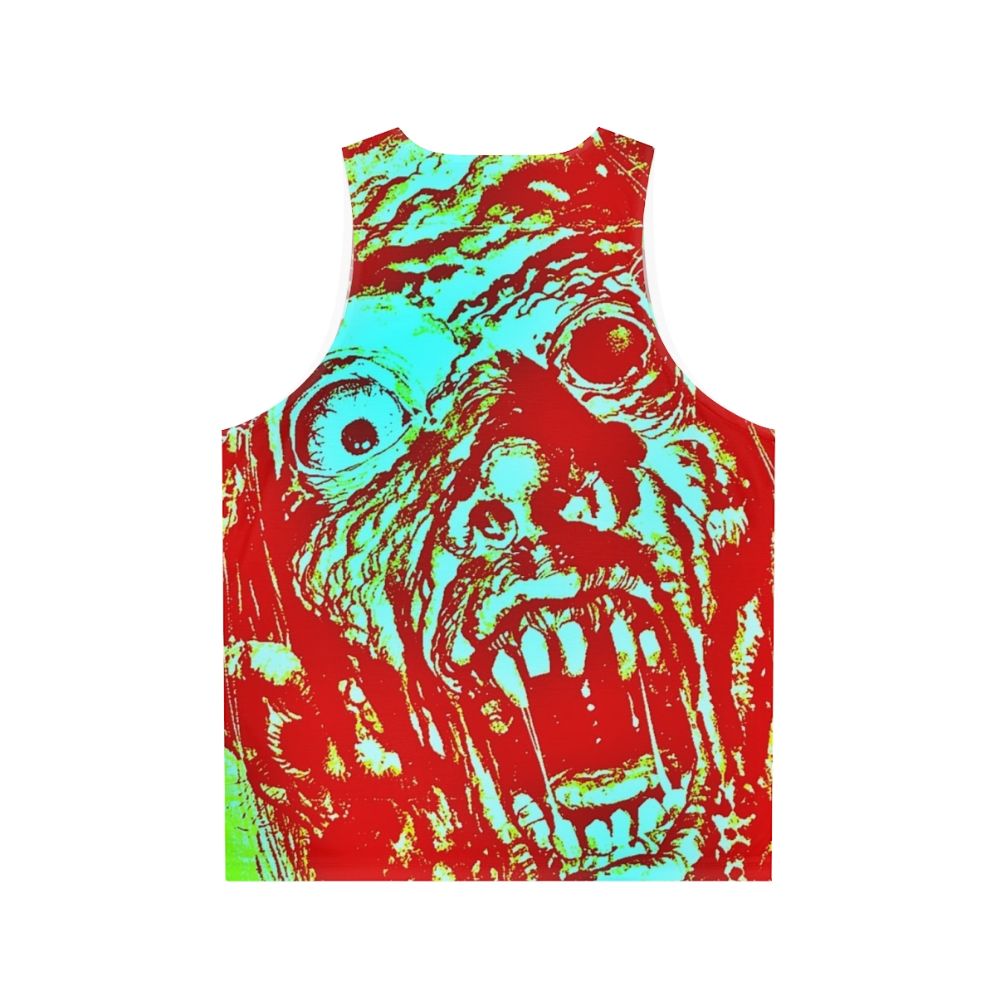 Vintage horror movie unisex tank top - Back