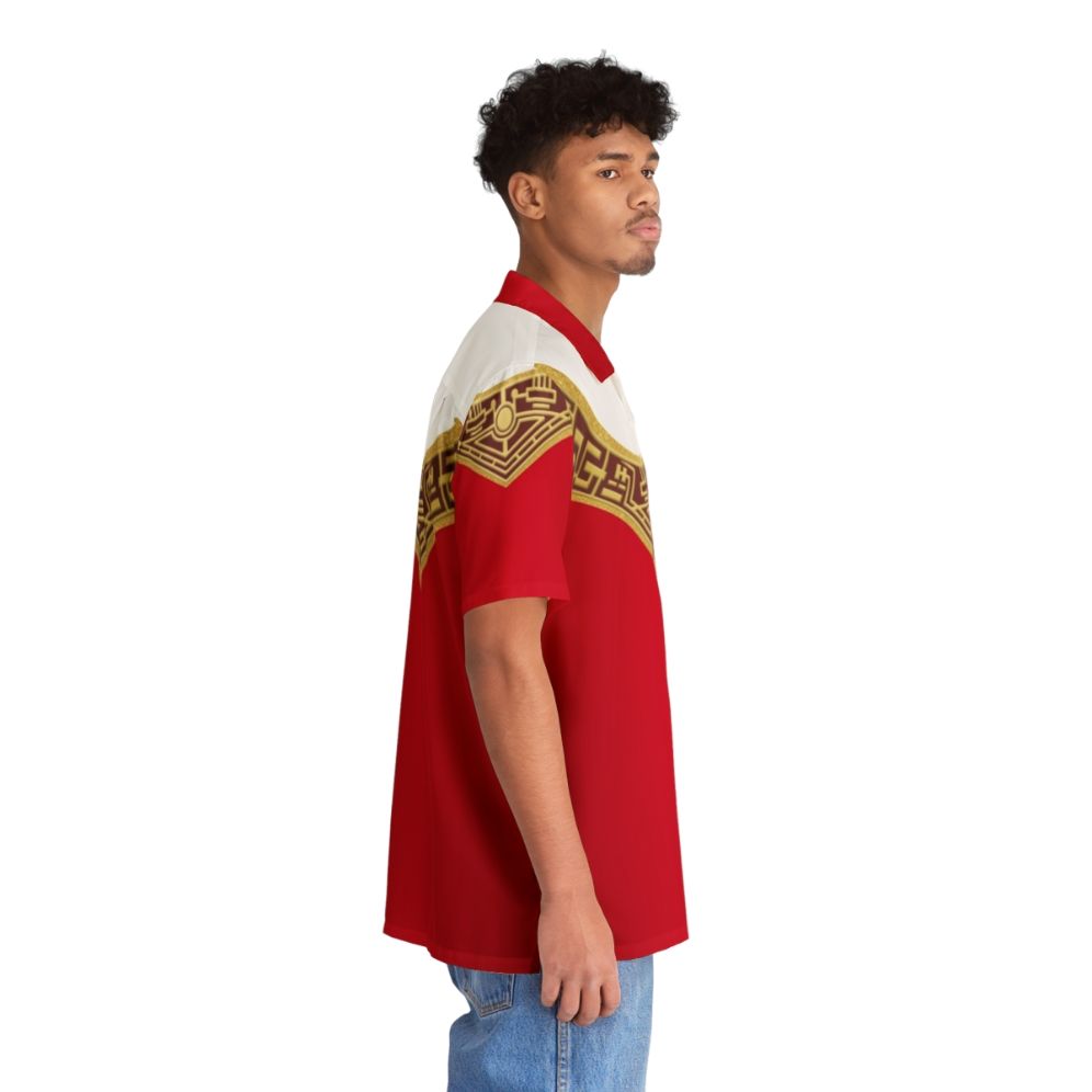 Power Rangers Zeo Red Hawaiian Shirt - People Pight