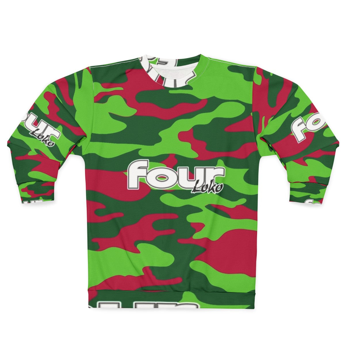 Watermelon Camo Four Loko Sweatshirt