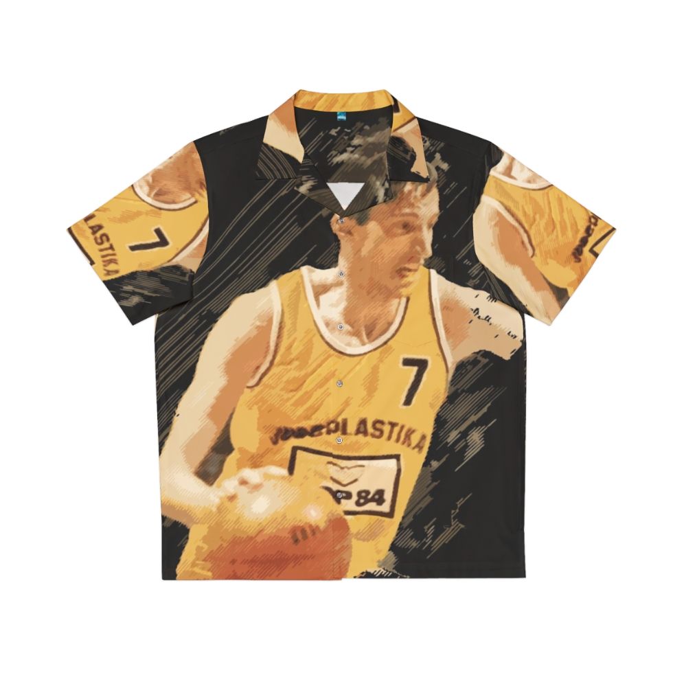 Toni Kukoc Croatian Basketball Legend Hawaiian Shirt